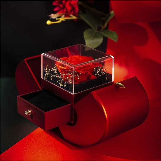 Fashion Jewelry Box Red Apple