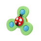 1PCS Baby Cartoon Fidget Spinner Toys Colorful Insect Gyro Educational Toy Fingertip Rattle Bath Toys for Boys Girls Gift