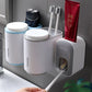 Wall Mounted Automatic Toothpaste Holder Bathroom Accessories Set Dispenser