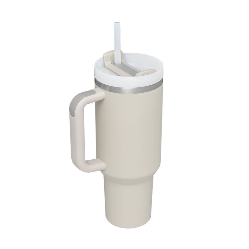 40 Oz Tumbler With Handle Straw Insulated