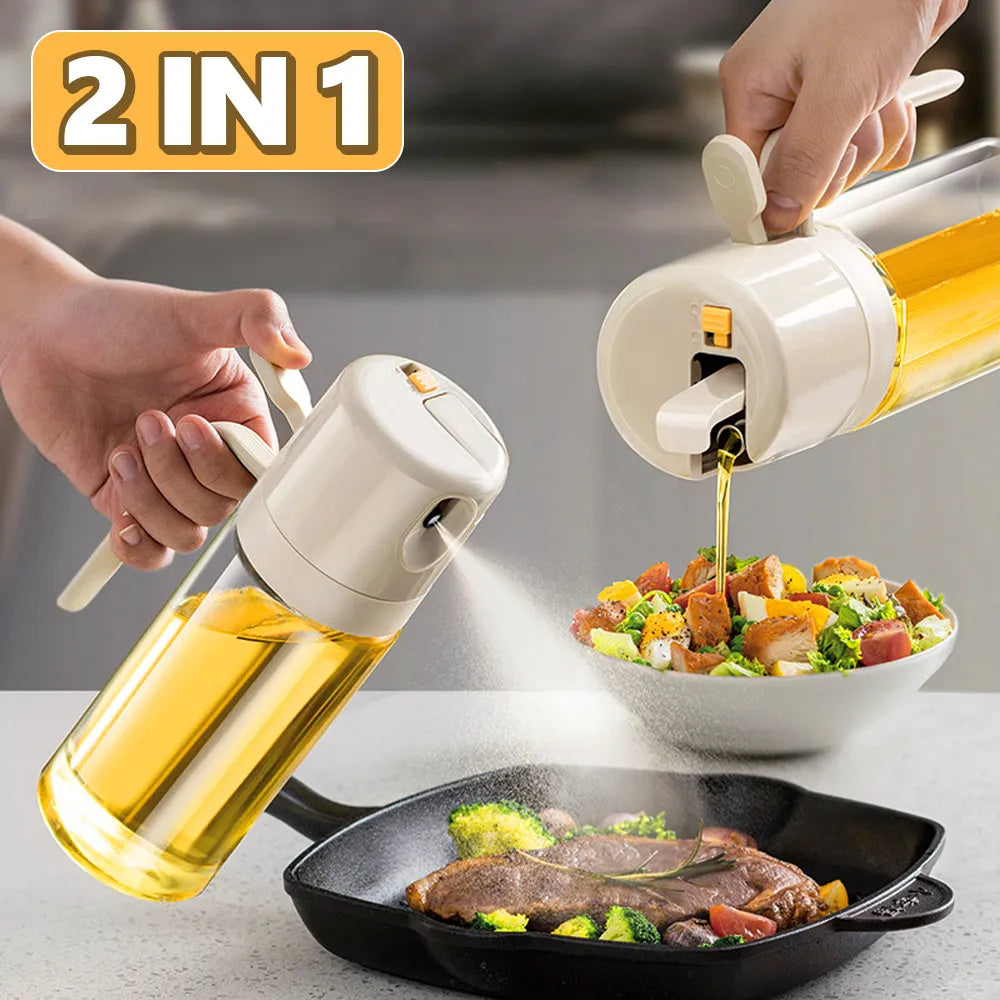 2 In 1 Oil Sprayer Bottle BBQ