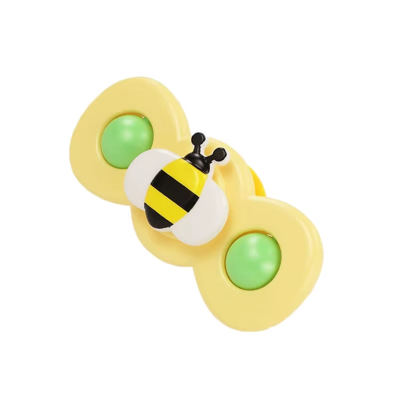 1PCS Baby Cartoon Fidget Spinner Toys Colorful Insect Gyro Educational Toy Fingertip Rattle Bath Toys for Boys Girls Gift