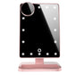 Touch Screen Makeup Mirror With 20 LED Light Bluetooth Music Speaker 10X Magnifying Mirrors Lights