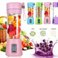 Portable Mini Kitchen Fruit Juice Mixer With USB Rechargeable