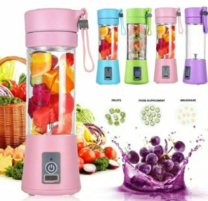 Portable Mini Kitchen Fruit Juice Mixer With USB Rechargeable