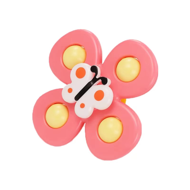 1PCS Baby Cartoon Fidget Spinner Toys Colorful Insect Gyro Educational Toy Fingertip Rattle Bath Toys for Boys Girls Gift