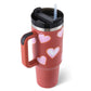 40 Oz Tumbler With Handle Straw Insulated