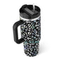 40 Oz Tumbler With Handle Straw Insulated