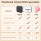 Portable Mini Thermal Printer T02 - Pocket Label Printing Machine for DIY Self-Adhesive Stickers and Various Paper Types