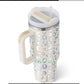 40 Oz Tumbler With Handle Straw Insulated