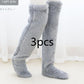 Over Knee High Fuzzy Long Socks Winter Warm