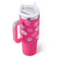 40 Oz Tumbler With Handle Straw Insulated