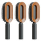 Self Cleaning Hair Brush For Women One-key Cleaning Hair Loss Airbag Massage Scalp Comb Anti-Static Hairbrush