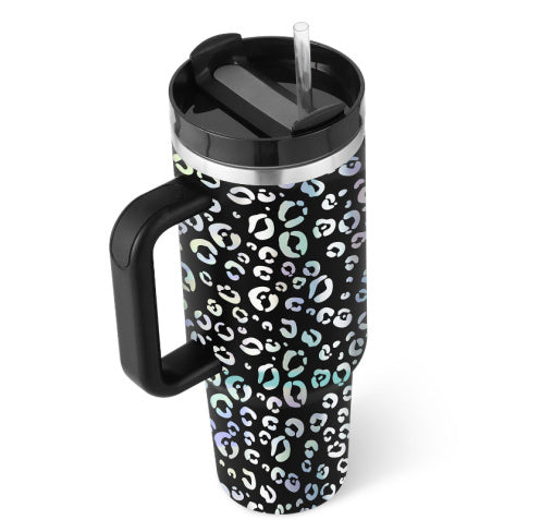 40 Oz Tumbler With Handle Straw Insulated