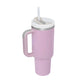 40 Oz Tumbler With Handle Straw Insulated