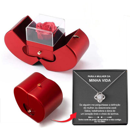 Fashion Jewelry Box Red Apple