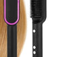 New 2 In 1 Hair Straightener Hot Comb Negative Ion Curling Tong Dual-purpose Electric Hair Brush