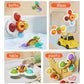 1PCS Baby Cartoon Fidget Spinner Toys Colorful Insect Gyro Educational Toy Fingertip Rattle Bath Toys for Boys Girls Gift