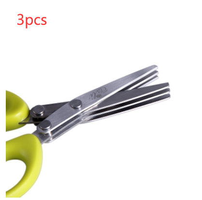 Multifunctional Multi-layer Green Onion Scissors